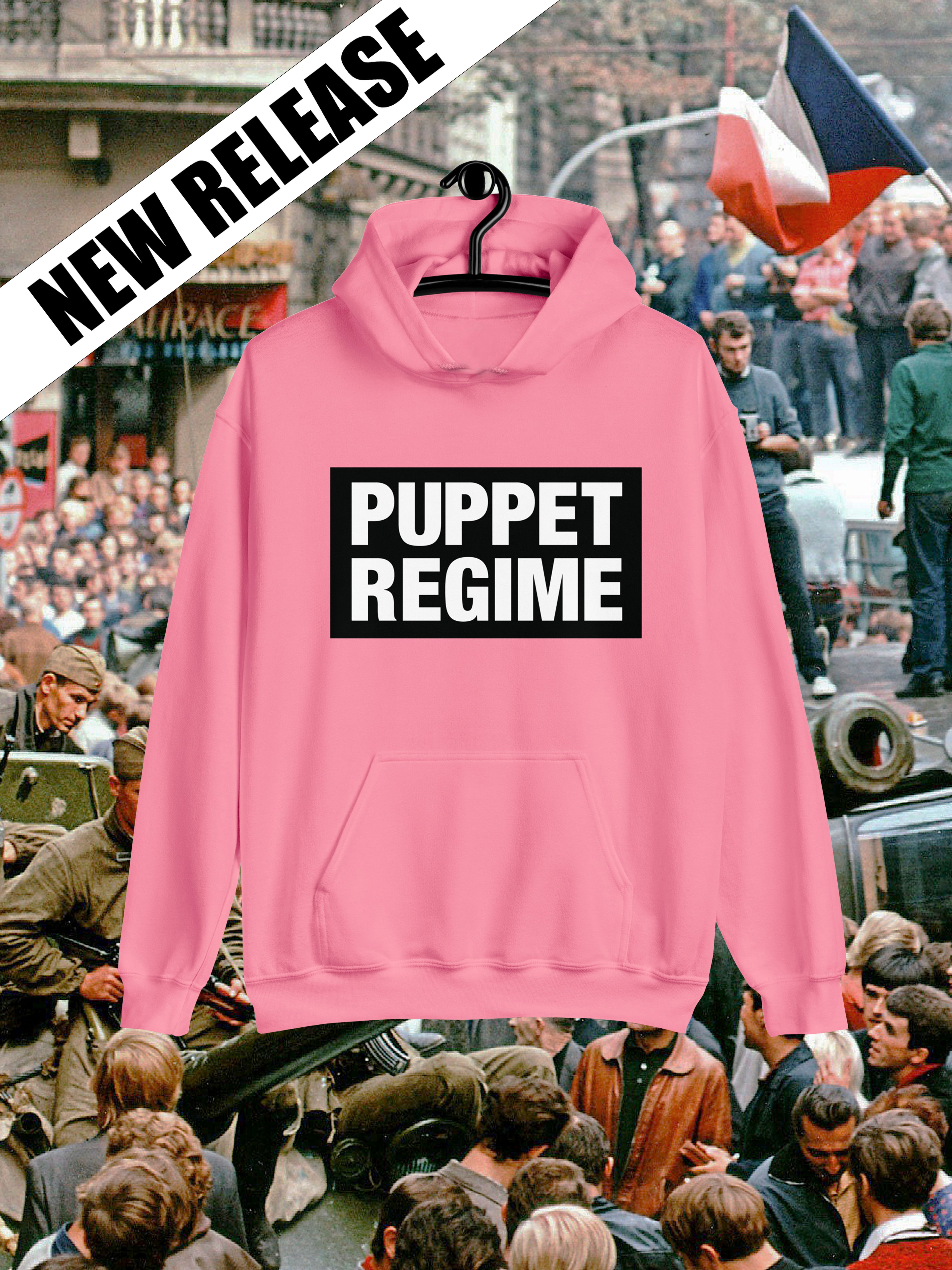 PINK REGIME Logo Hoodie
