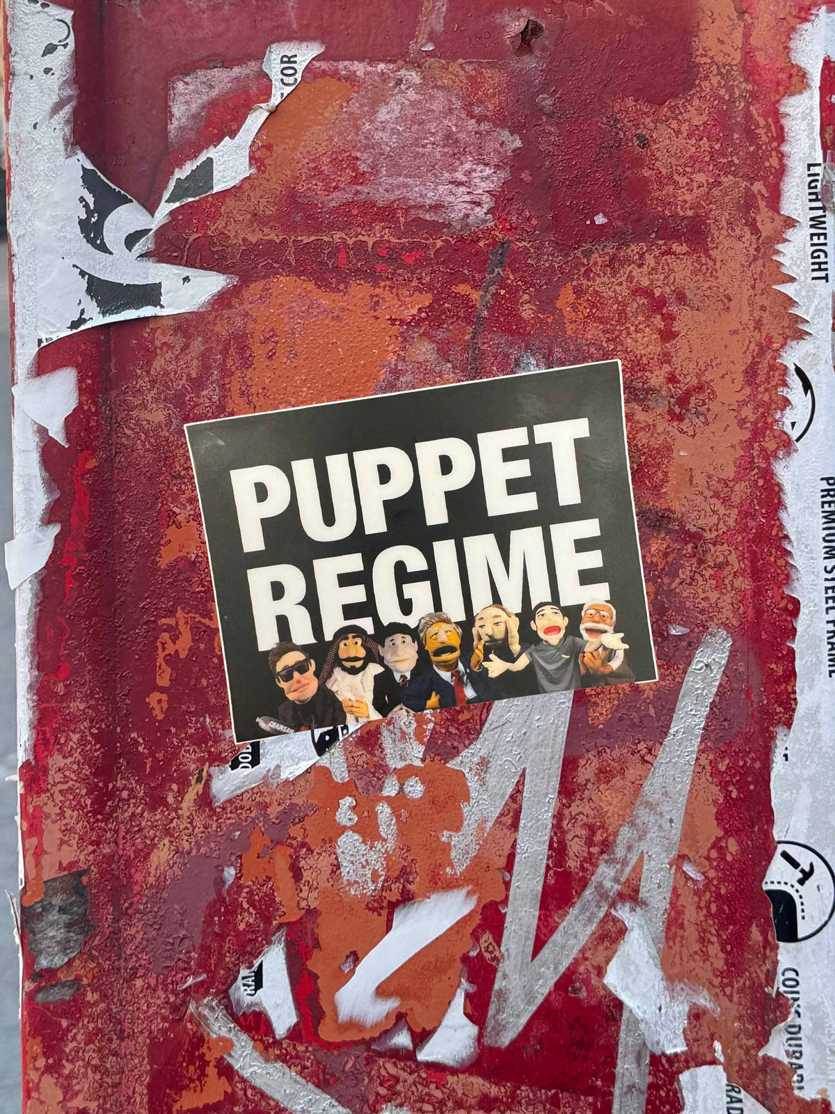 Collector's Item Sticker - Regime Logo with Cast, 1st Edition