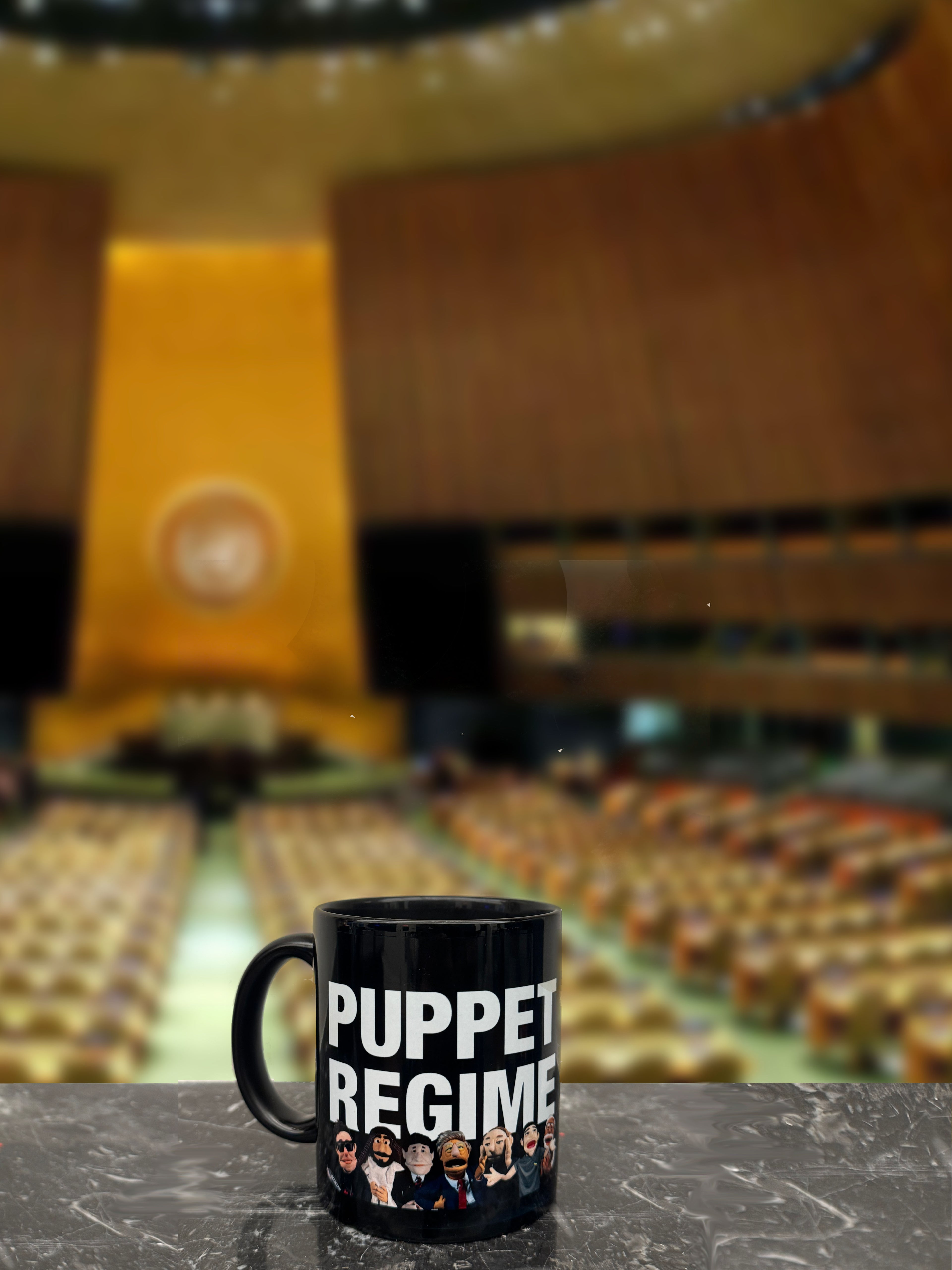 "Very Strongly" Mug - Logo w/Cast